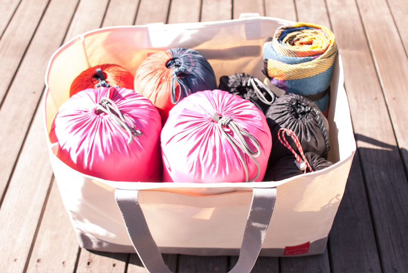 なかったので、大容量キャンプバッグ作りました